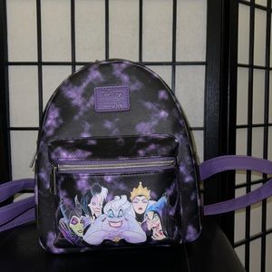 Disney Loungefly Villains Purple Backpack